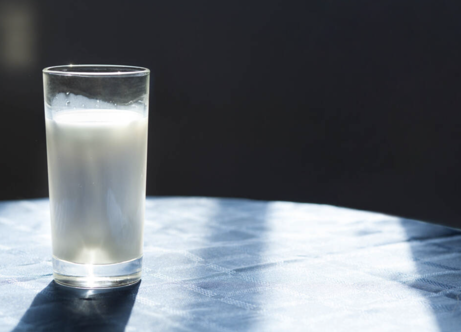 Ein Glas Milch